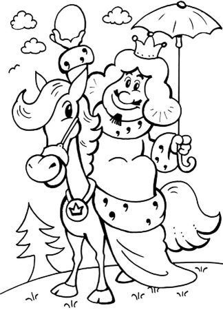 Царь раскраска для детей