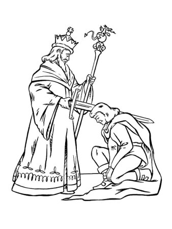 Раскраска Кащей царь Бериндея