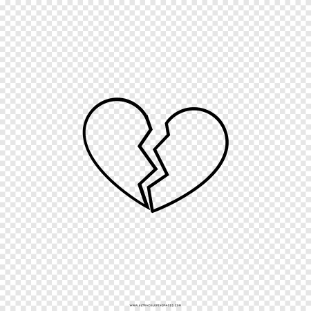 Трафарет разбитого сердца