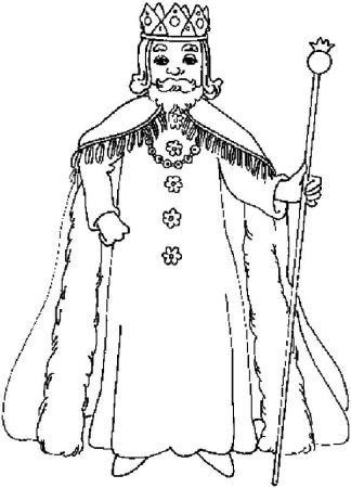 Король раскраска