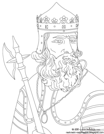 Лесной царь раскраска