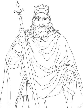 Царь раскраска