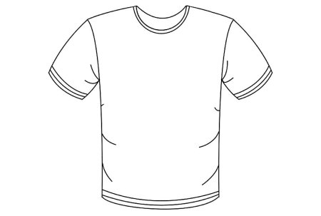 Футболка раскраска для детей