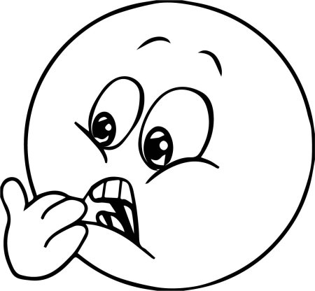 Смайлики раскраска