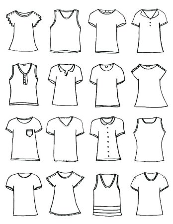 Эскиз футболки