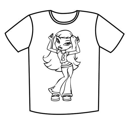Футболка раскраска для детей