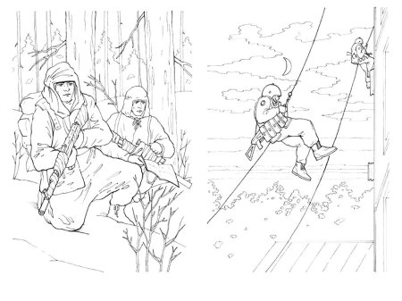 2 Мировая война раскраска