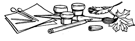 Краски кисти контур