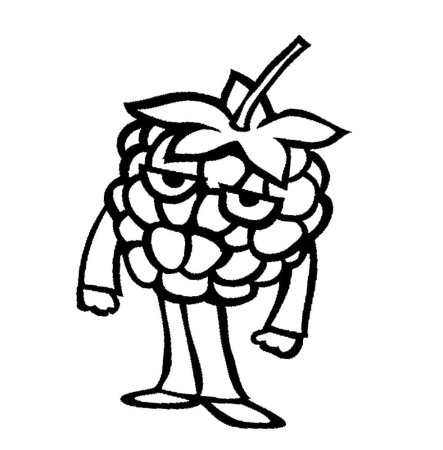 Раскраска "ягоды"