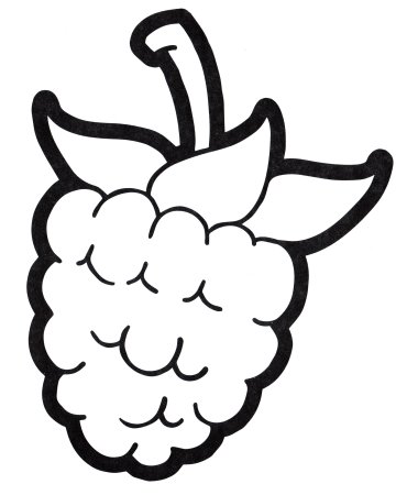 Лесные ягоды раскраска