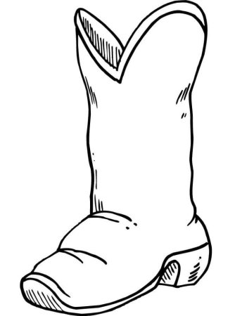 Сапоги карандашом