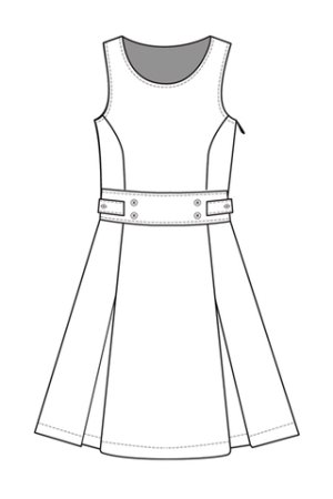 Выкройки школьных сарафанов