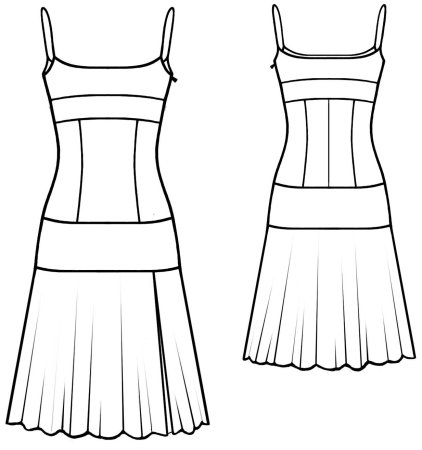 Эскиз сарафана