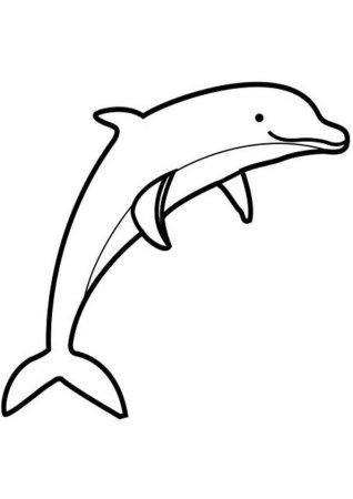 Дельфин рисунок