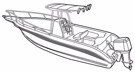 Лодка раскраска для детей