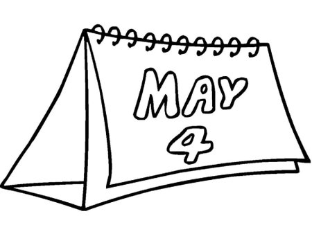 Раскраска апрель