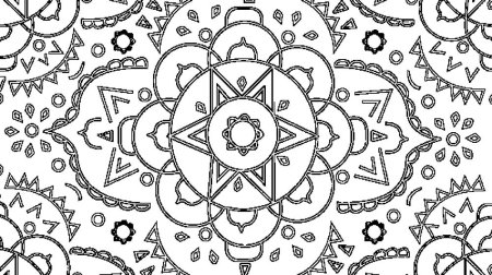 Орнамент ковра рисунок