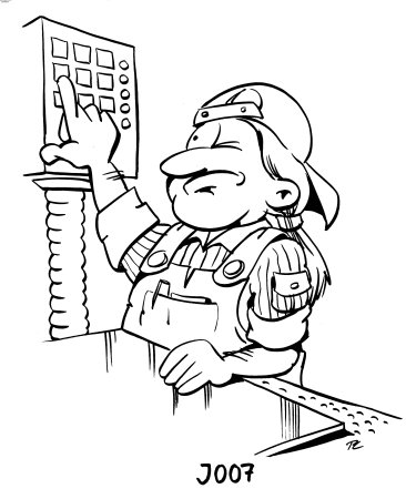 Профессии раскраски для детей