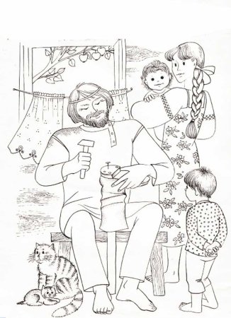 Раскраски к пословицам