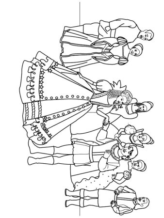 Раскраска бал