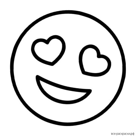 Смайлики раскраска