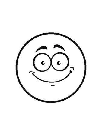 Смайлики раскраска