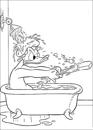 Раскраски душа мультфильм