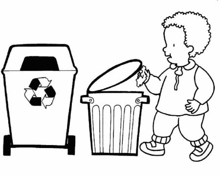 Трафареты для мусорных баков