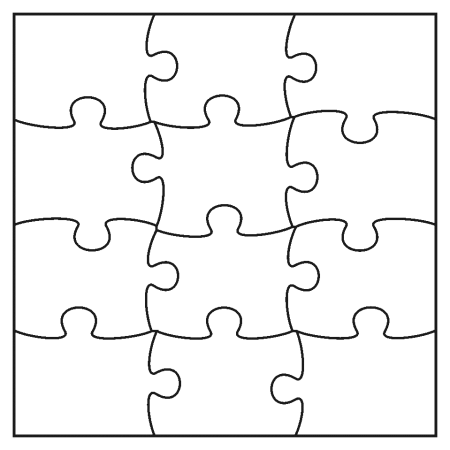 Пазл раскраска для детей