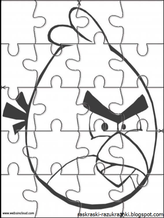 Пазл раскраска для детей