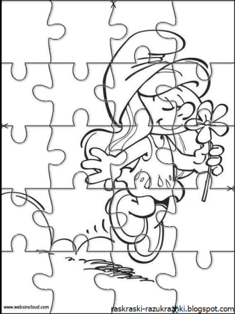 Пазлы для раскрашивания