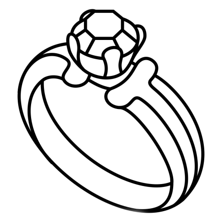 Кольцо раскраска для детей