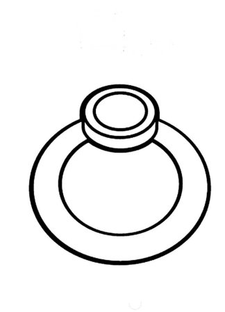 Кольцо карандашом