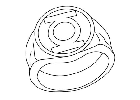 Кольцо раскраска для детей