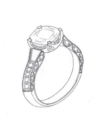 Раскраска волшебное колечко