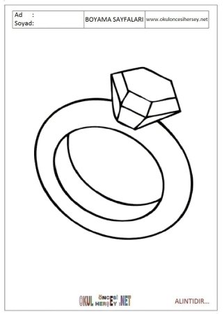 Кольца для раскрашивания для малышей