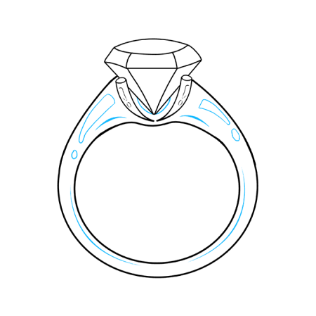 Обручальные кольца раскраска