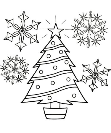 Раскраска новогодние игрушки