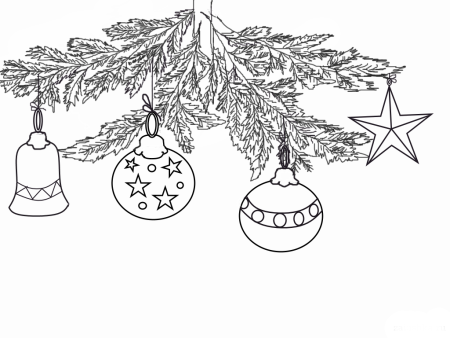 Елочная игрушка рисунок