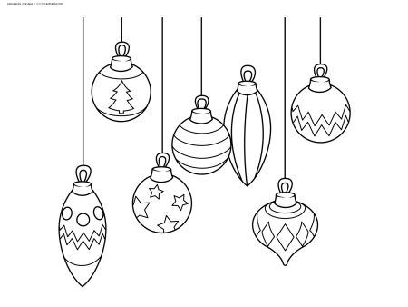 Новогодние раскраски для малышей