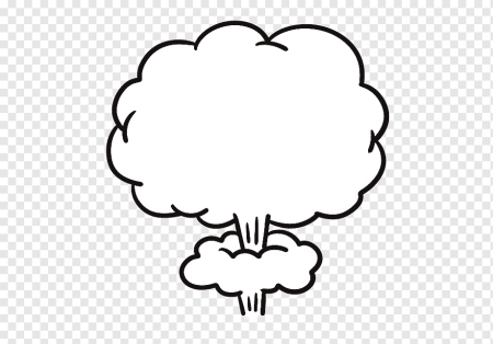 Мультяшное облако дыма