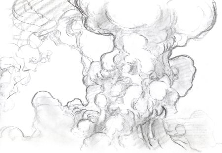 Нарисованный дым