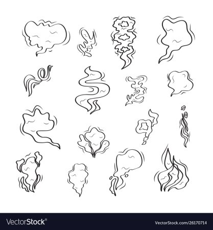 Рисование дыма в разных стилях