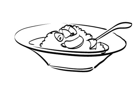 Раскраска каша