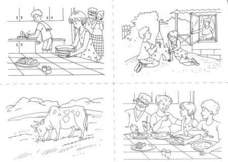 Составление рассказа по сюжетным картинкам