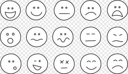 Смайлики для раскрашивания