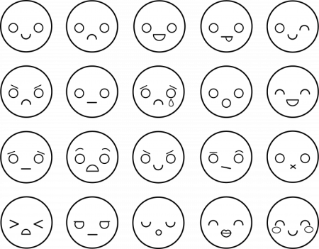 Смайлики для срисовки