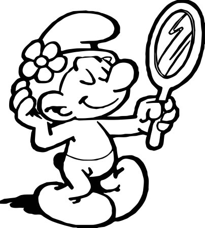 Зеркало раскраска