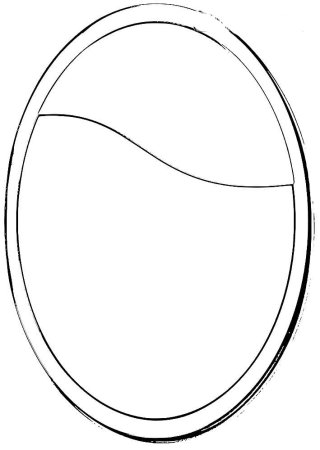 Овальная рамка
