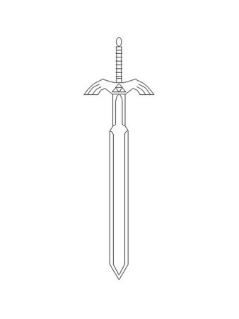 Меч для распечатки